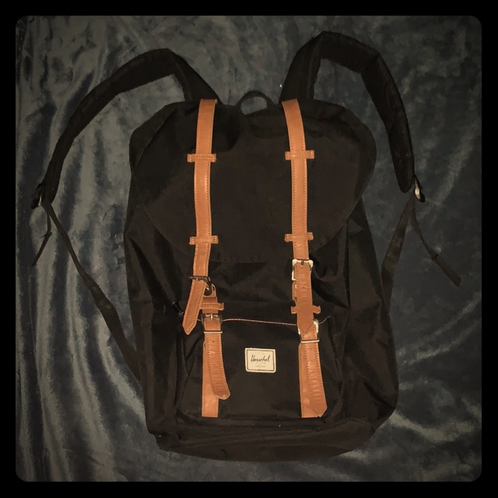 Black Herschel Little America Backpack